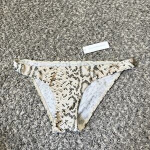 Zimmermann Snake Print Bikini Bottom Size US 8-10 New